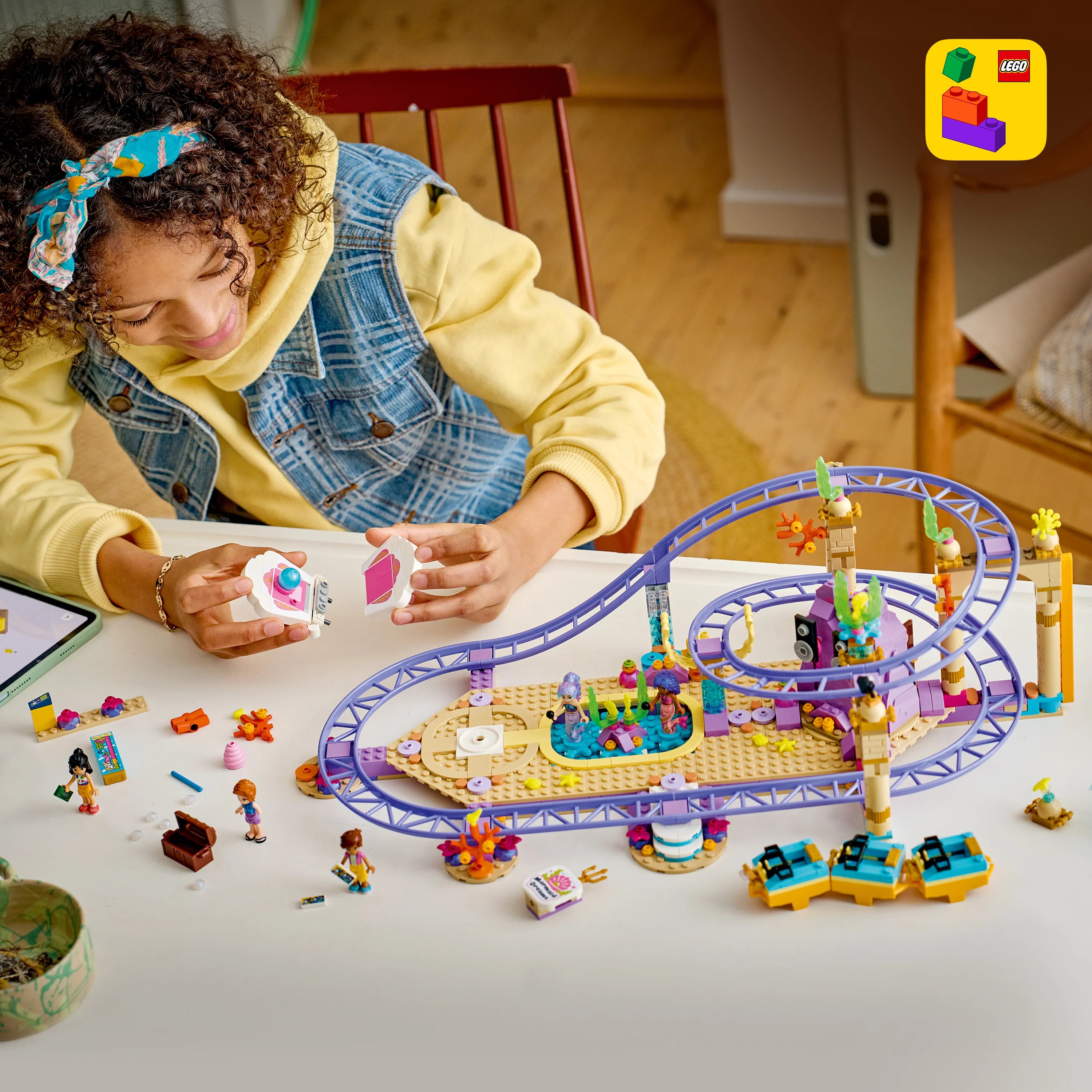 Lego Friends Mermaid Roller Coaster Ride Toy 42703
