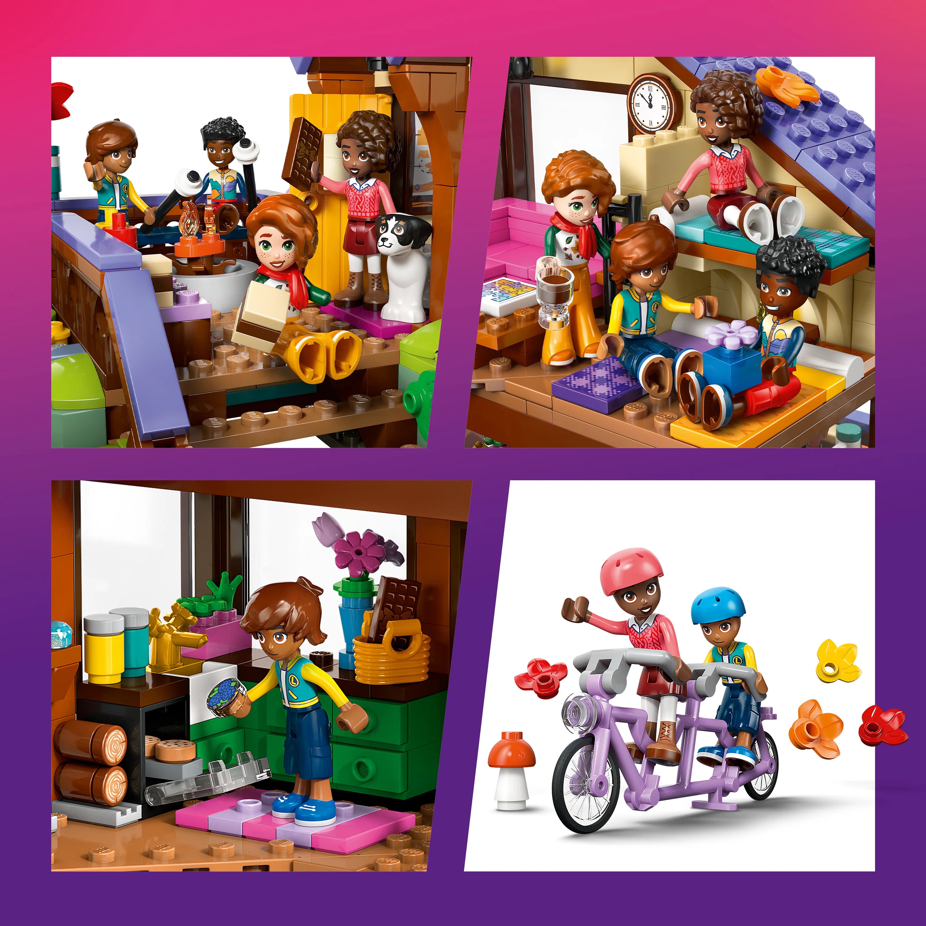 Lego Friends Cosy Autumn Forest Cabin Toy Set 42705