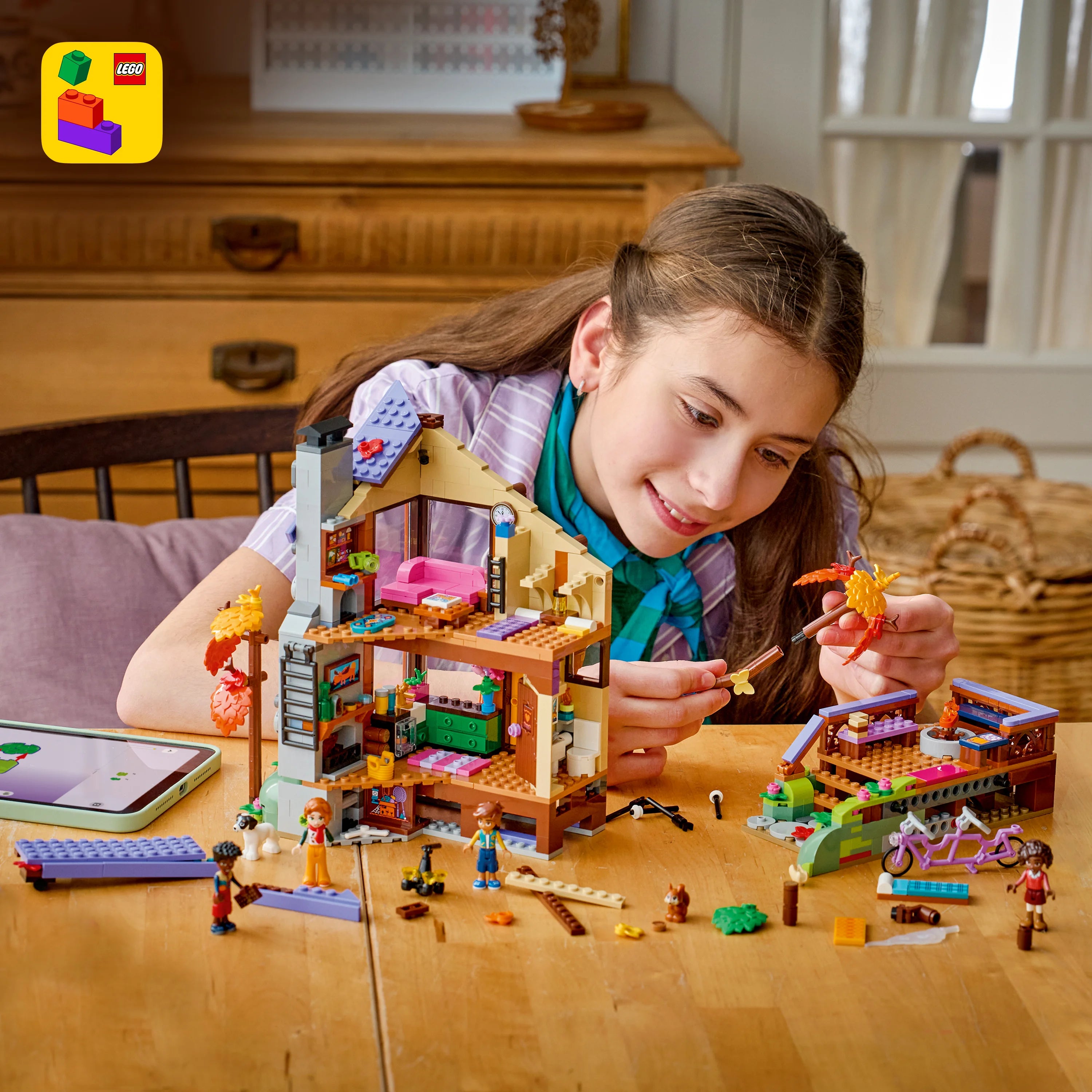 Lego Friends Cosy Autumn Forest Cabin Toy Set 42705