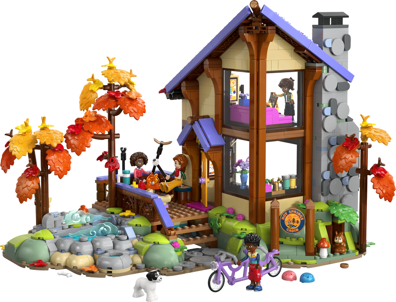 Lego Friends Cosy Autumn Forest Cabin Toy Set 42705