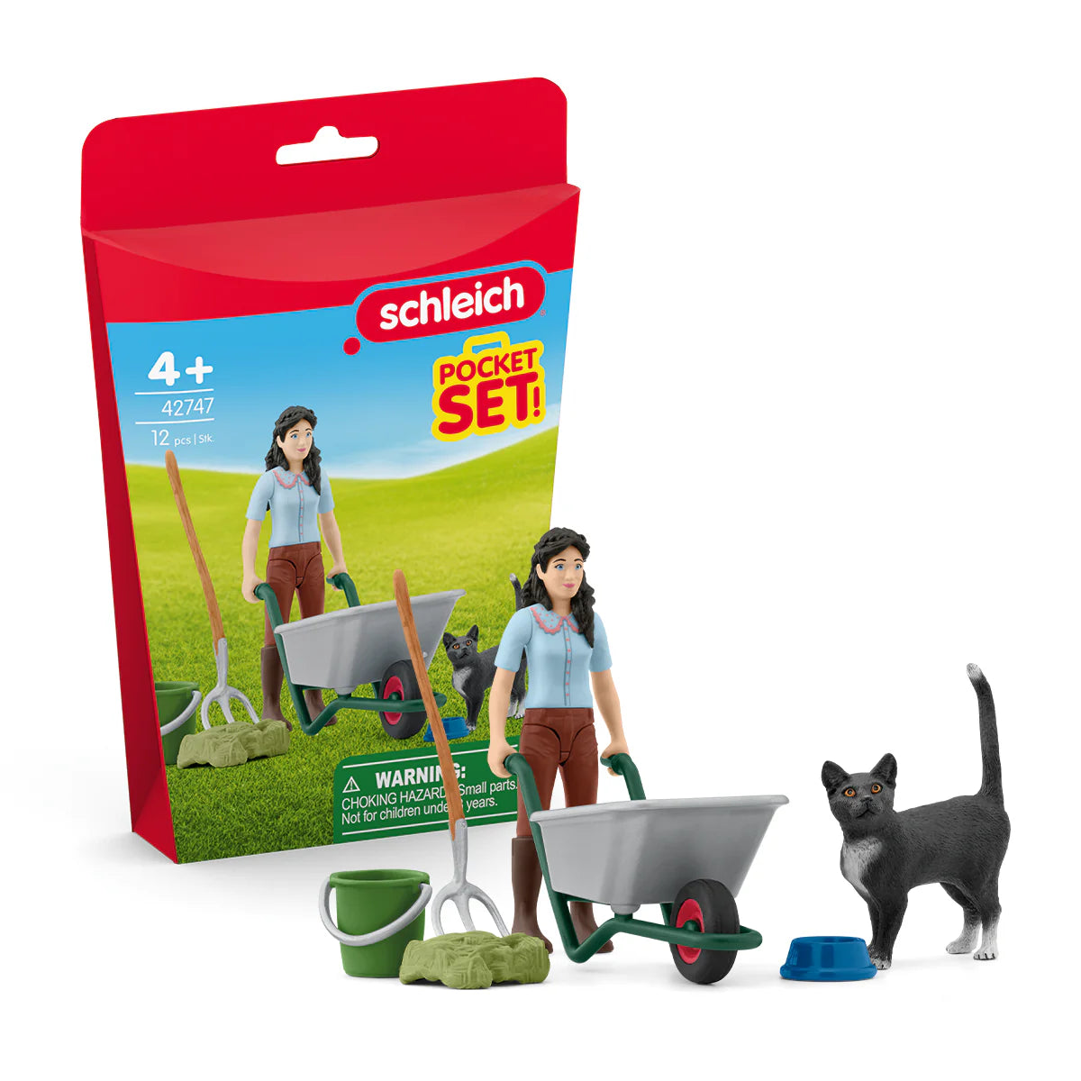 Schleich Mucking & Grooming Playset 42747