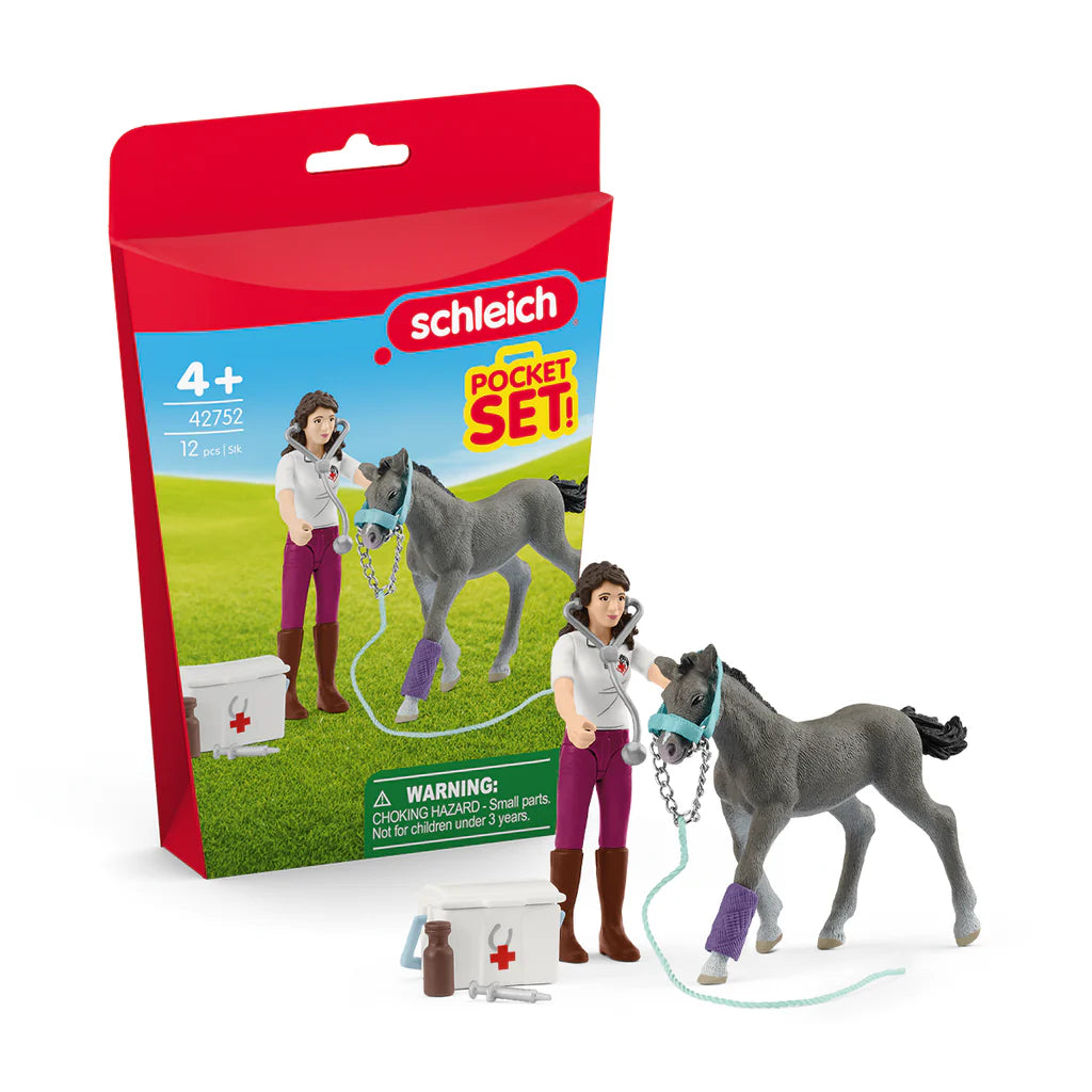 Schleich Horse Care Playset With Trakehner Foal
42752