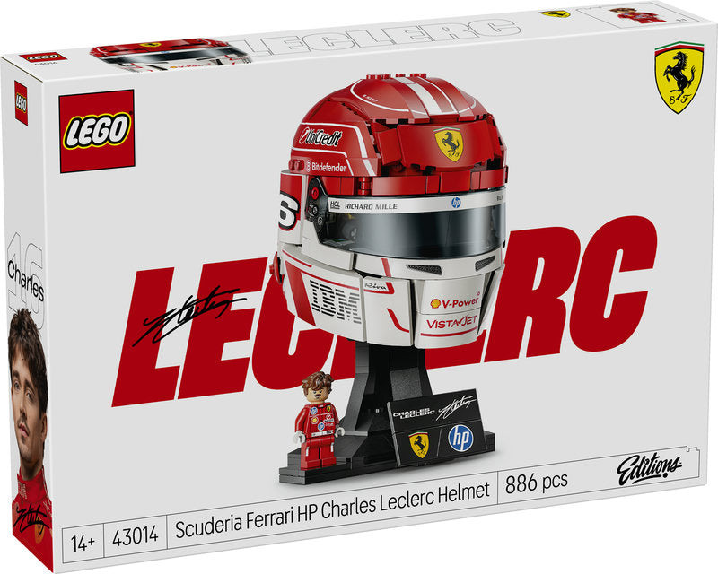 Lego® Editions Scuderia Ferrari Hp Charles Leclerc Formula 1 Helmet 43014