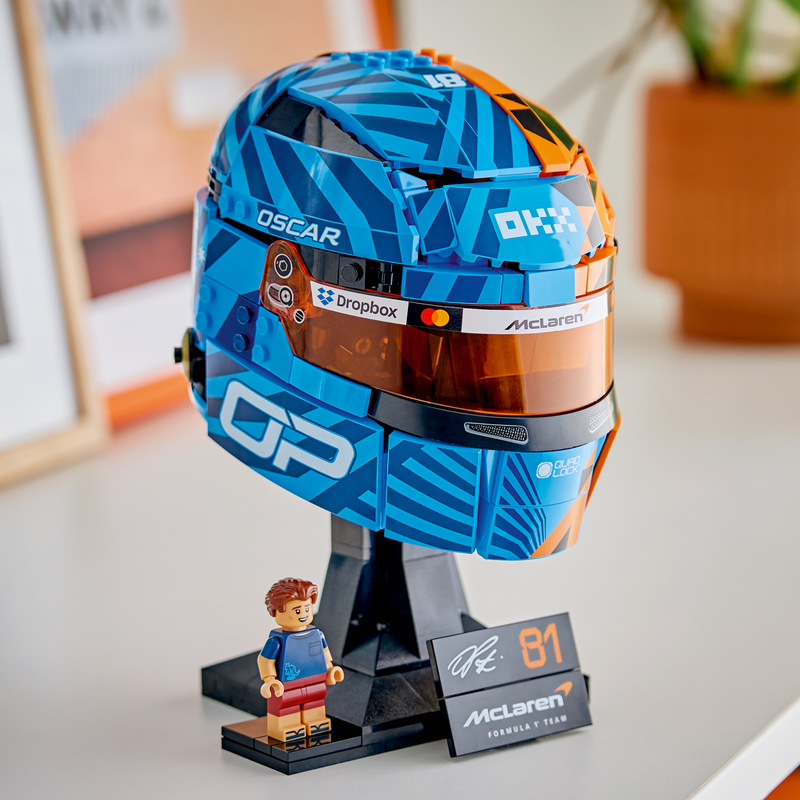 Lego Editions Mclaren Mastercard F1 Team Oscar Piastri Helmet 43017