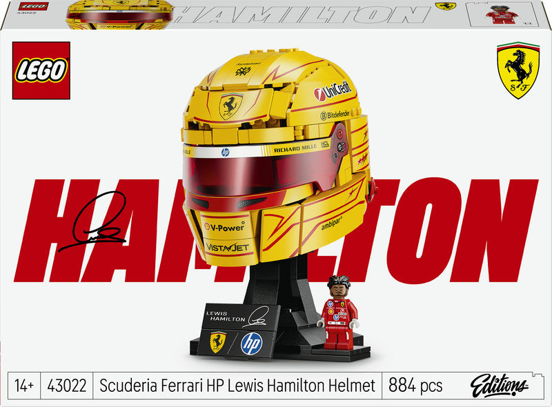Lego® Editions Scuderia Ferrari Hp Lewis Hamilton Helmet 43022