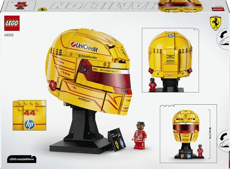 Lego® Editions Scuderia Ferrari Hp Lewis Hamilton Helmet 43022