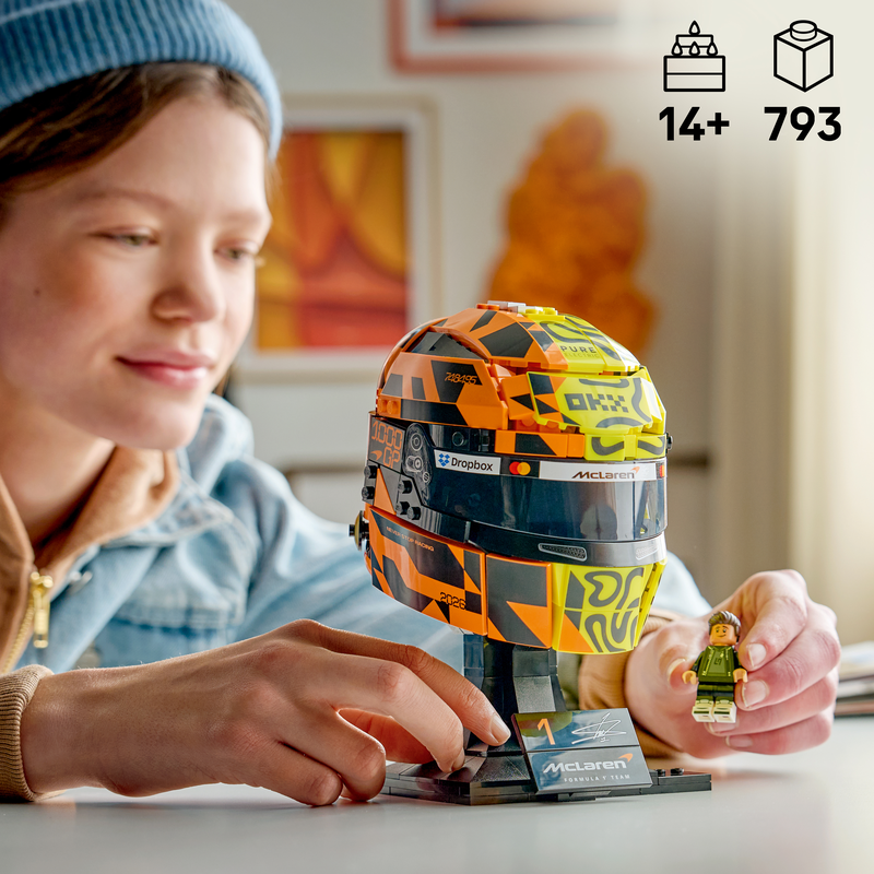 Lego Editions Mclaren Mastercard F1 Team Lando Norris Helmet 43023