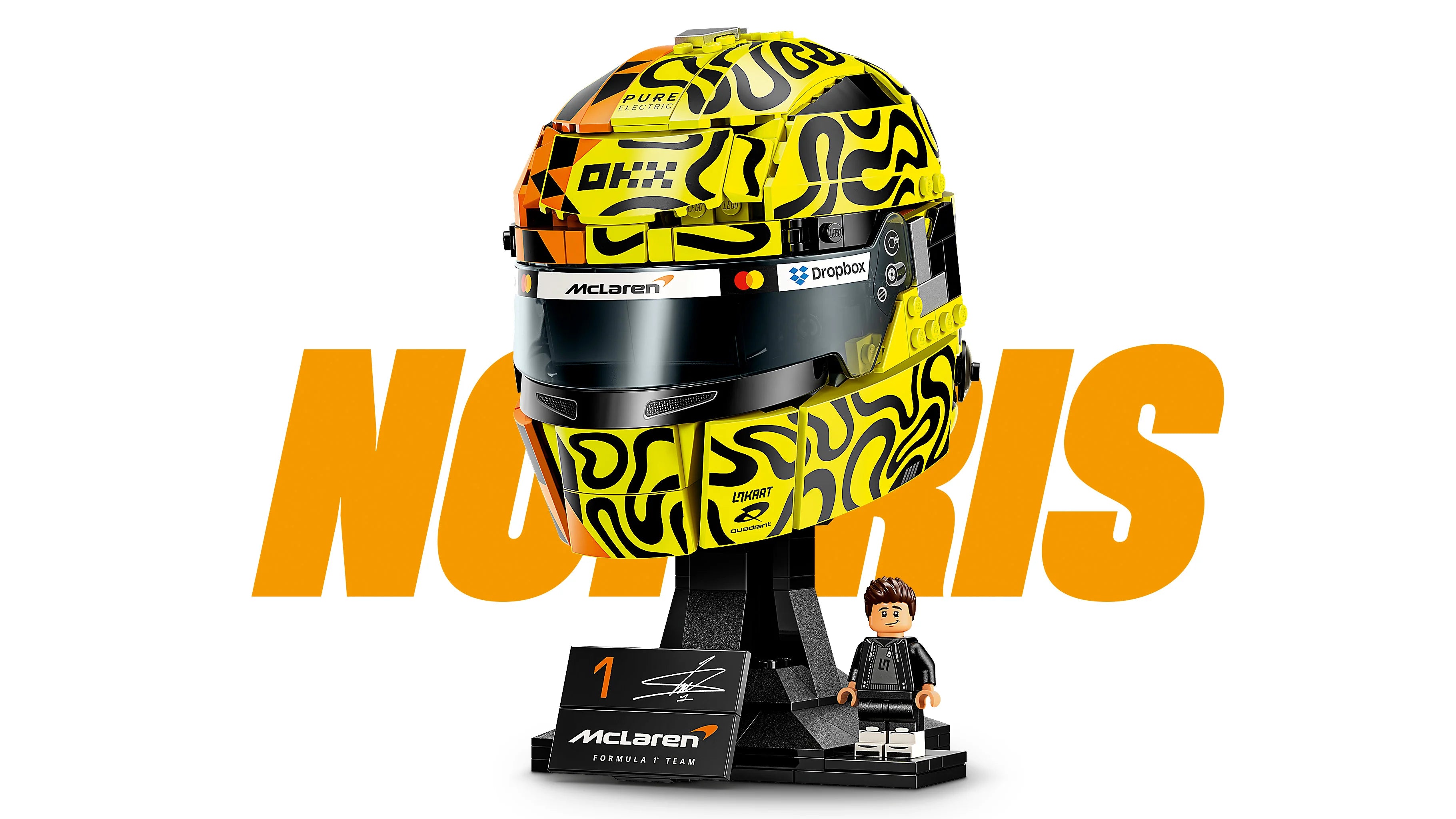 Lego Editions Mclaren Mastercard F1 Team Lando Norris Helmet 43023