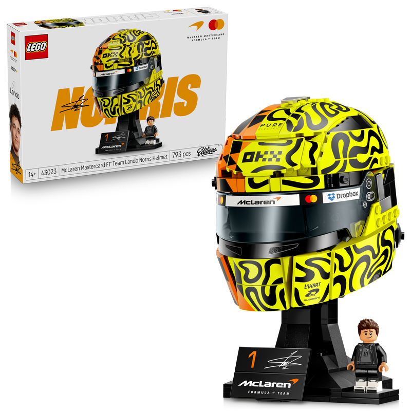 Lego Editions Mclaren Mastercard F1 Team Lando Norris Helmet 43023