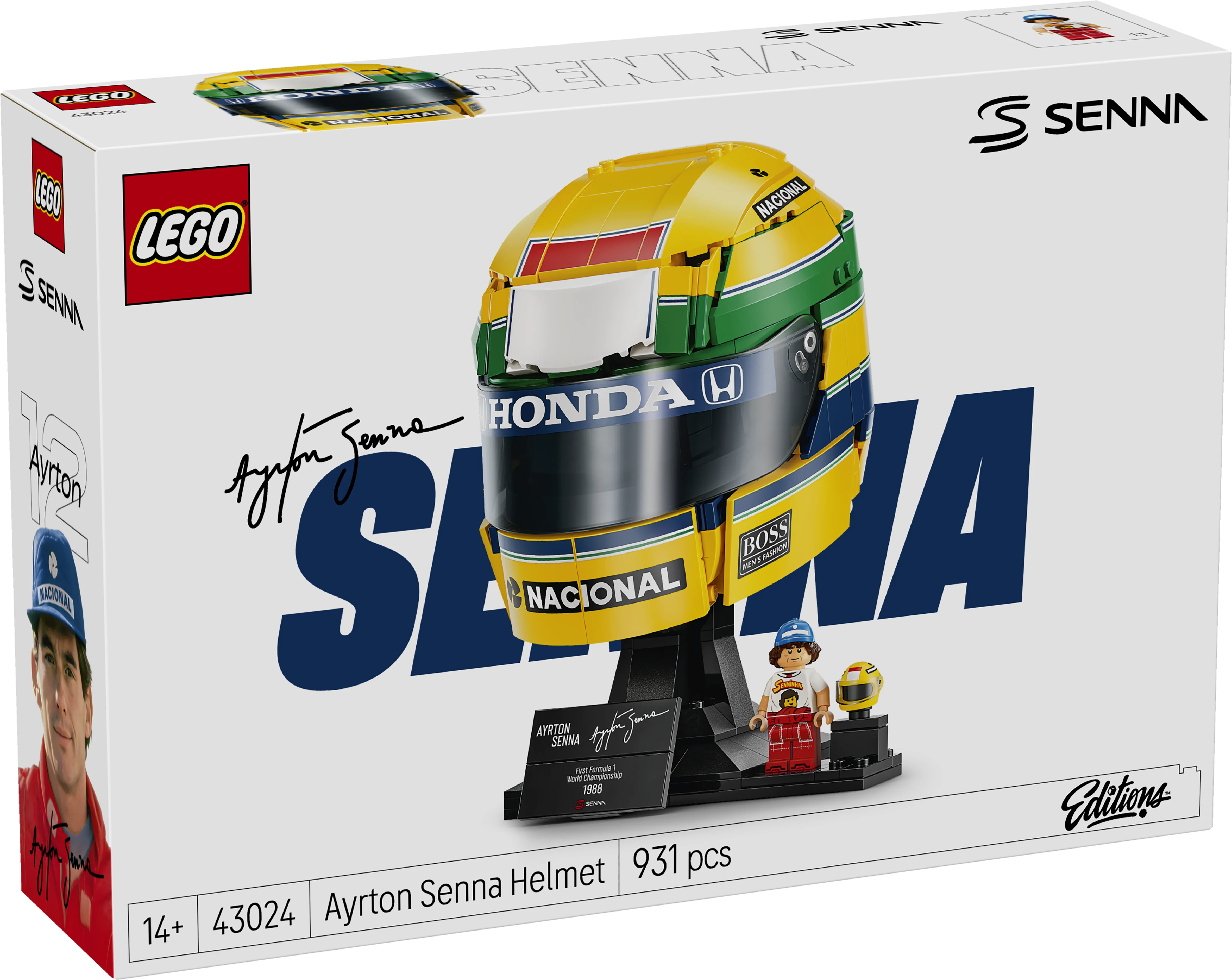 Lego Editions Ayrton Senna Helmet 43024