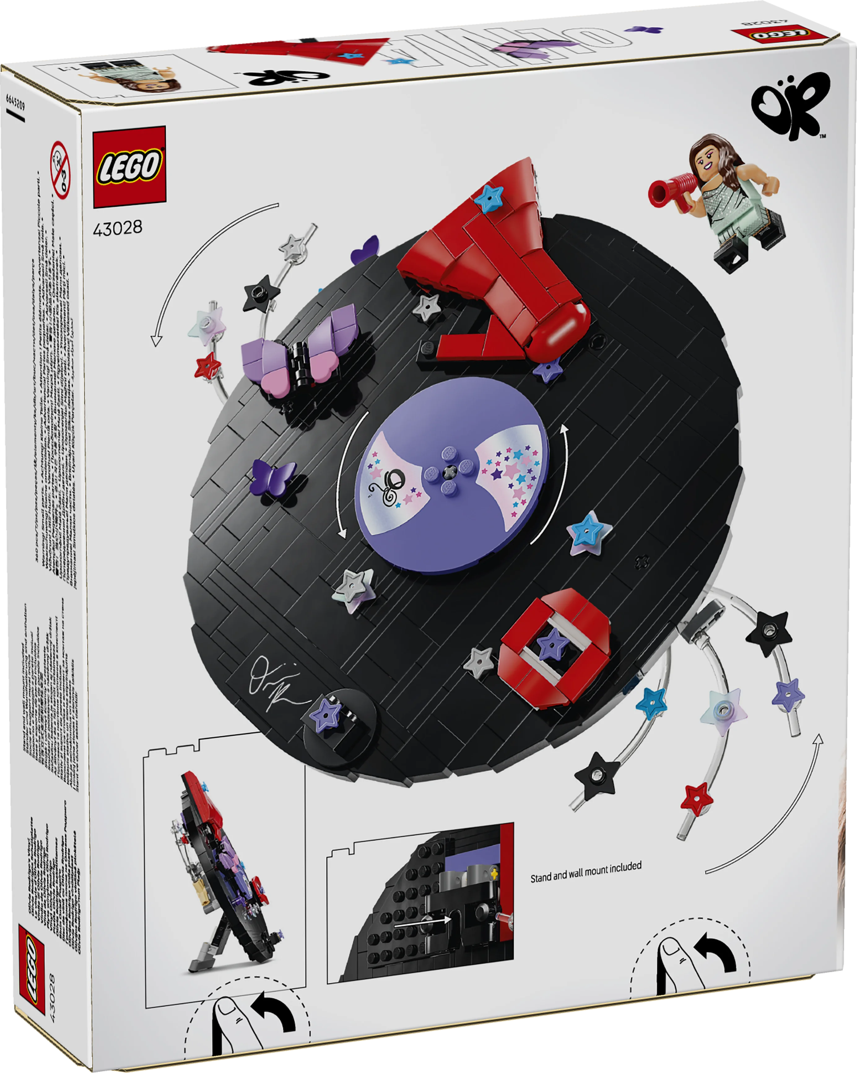 Lego® Editions Olivia Rodrigo’s Vinyl Building Set For Kids 43028