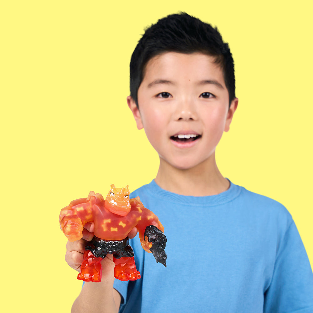 Heroes Of Goo Jit Zu Meteor Madness Hero Pack Lava Rhinostone