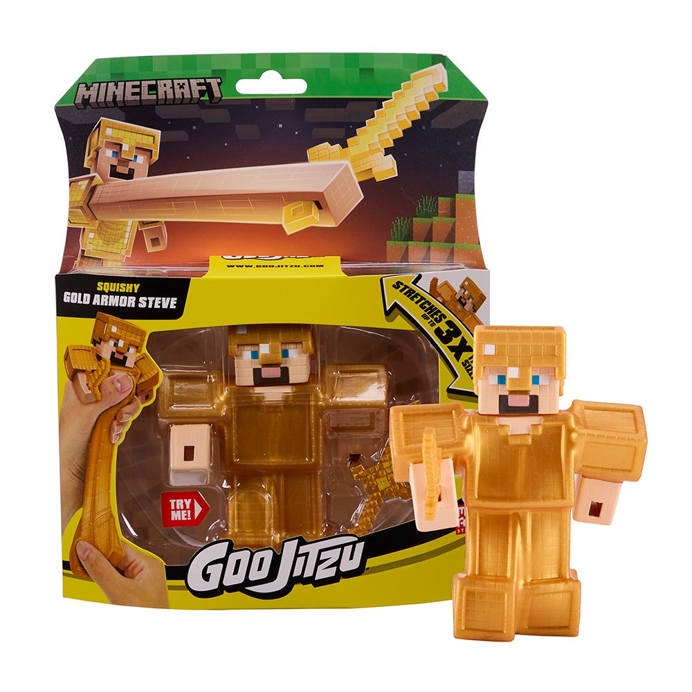 Goo Jitzu Minecraft Gold Armor Steve
