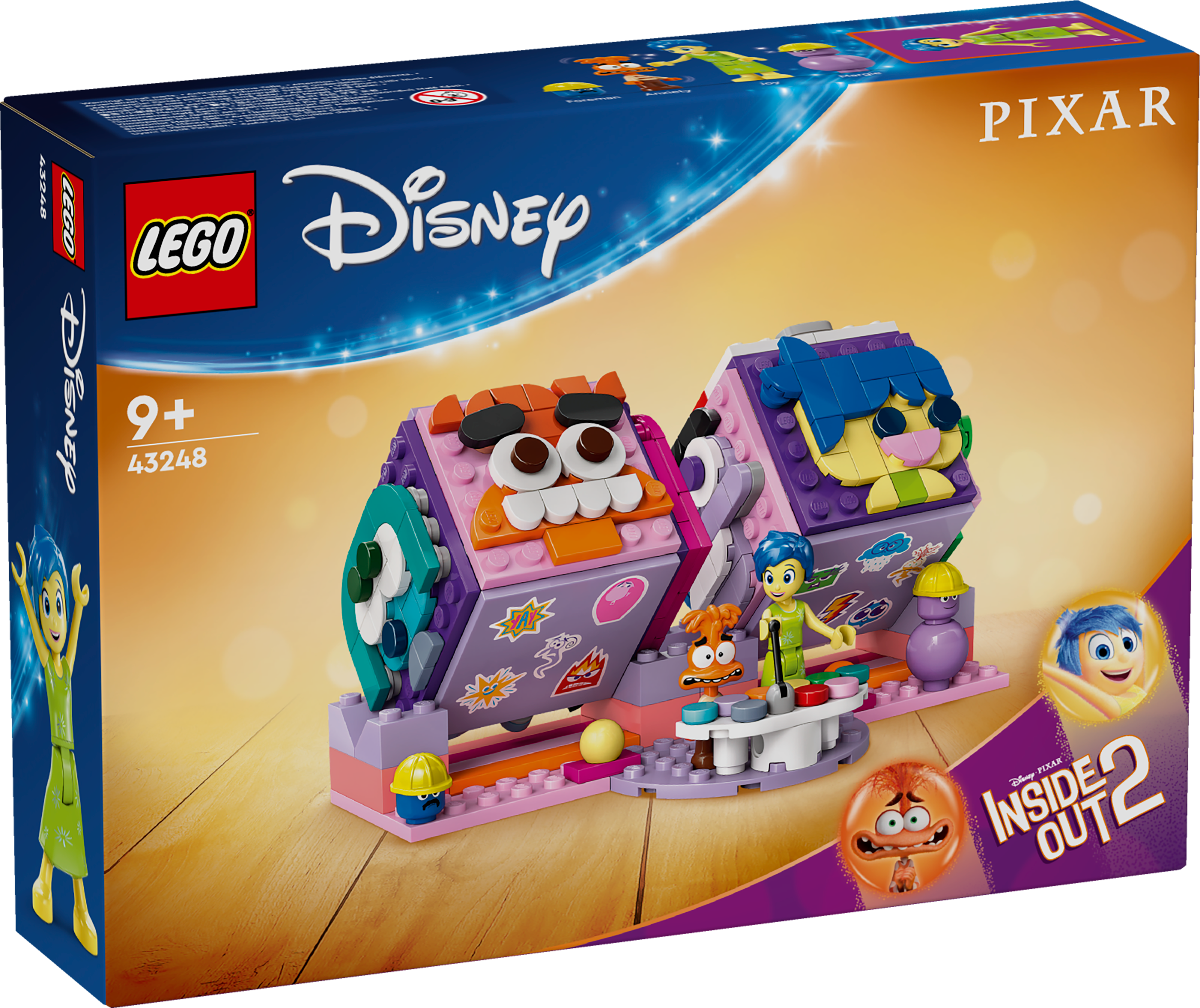 Lego® Disney Inside Out 2 Mood Cubes From Pixar 43248