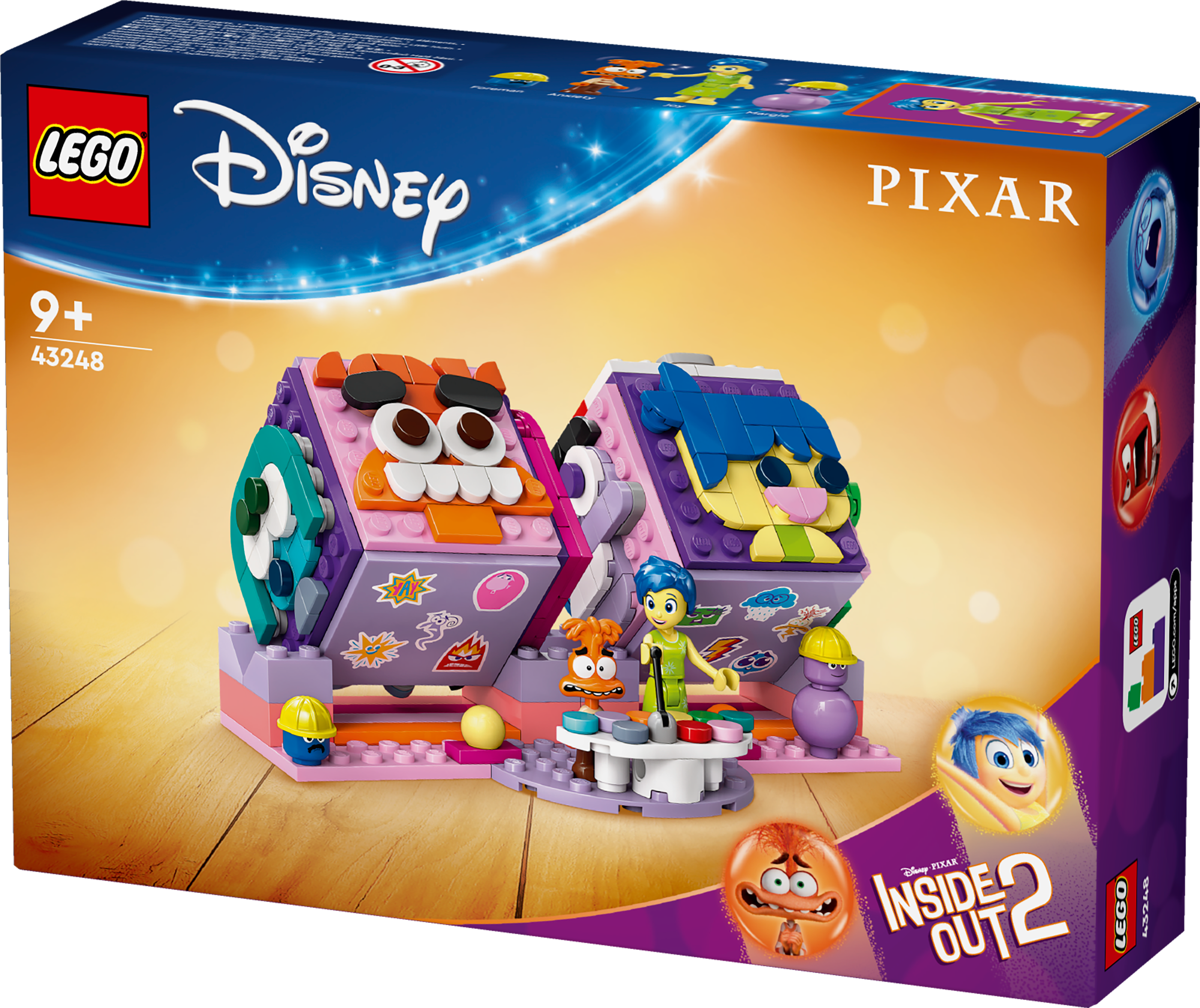 Lego® Disney Inside Out 2 Mood Cubes From Pixar 43248