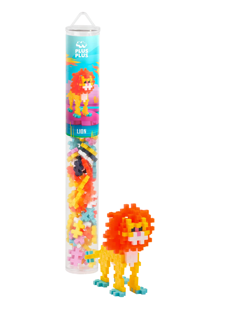 Plus Plus Tube Lion Tube 100 Pieces