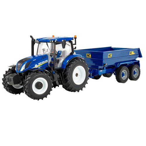 Britains 1:32 New Holland  T6 Tractor With Dumper Trailer
