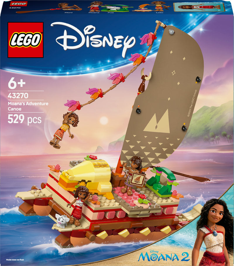 Lego® | Disney Moana’s Adventure Canoe 43270