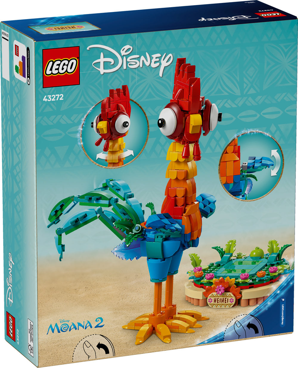 Lego | Disney Moana 2 Heihei Building Toy Set 43272