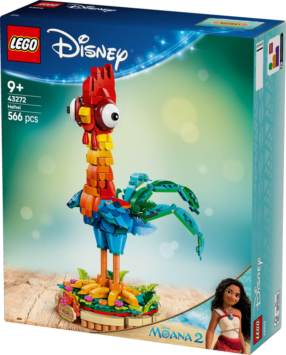 Lego | Disney Moana 2 Heihei Building Toy Set 43272