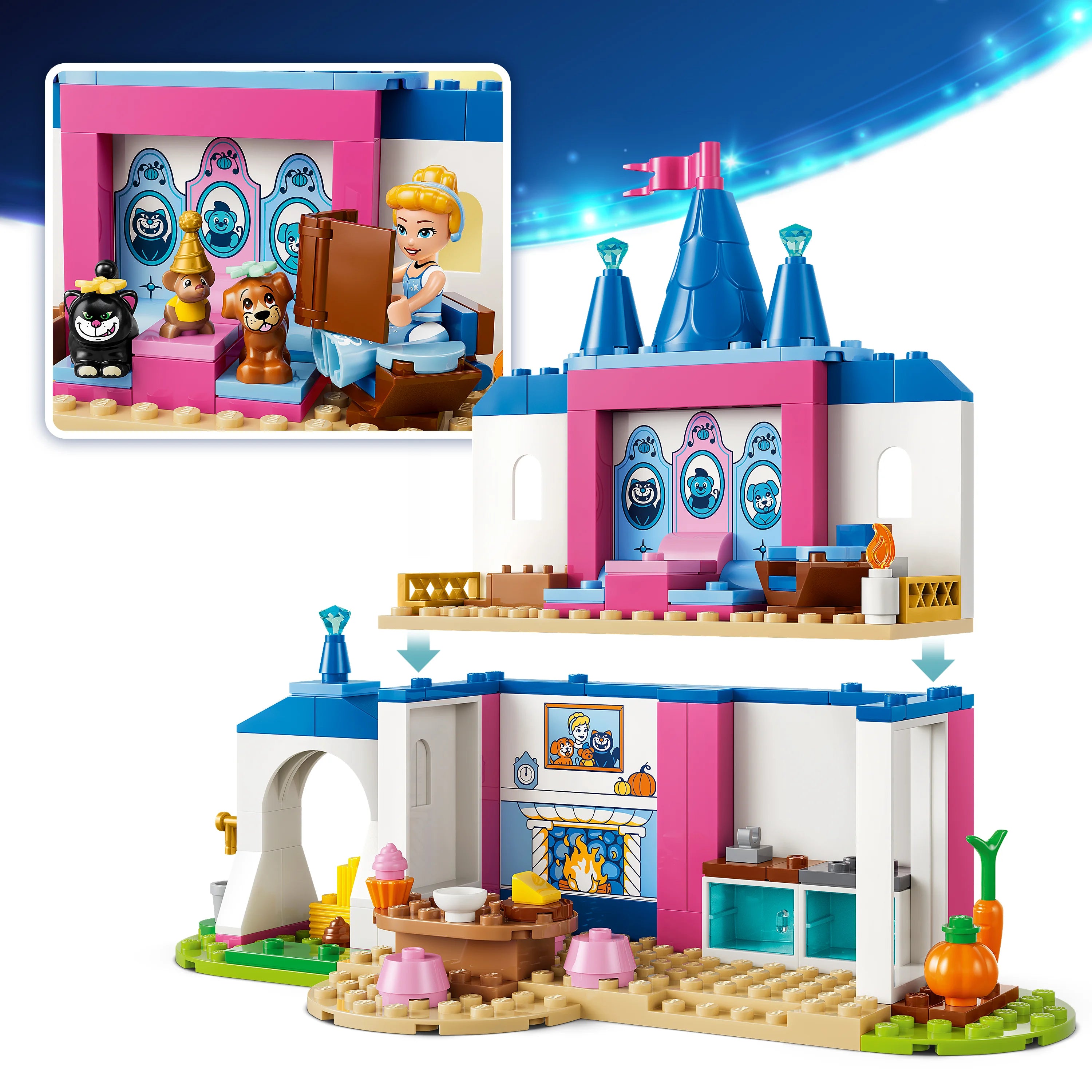 Lego | Disney Princess Cinderella Animal Friends Castle 43283