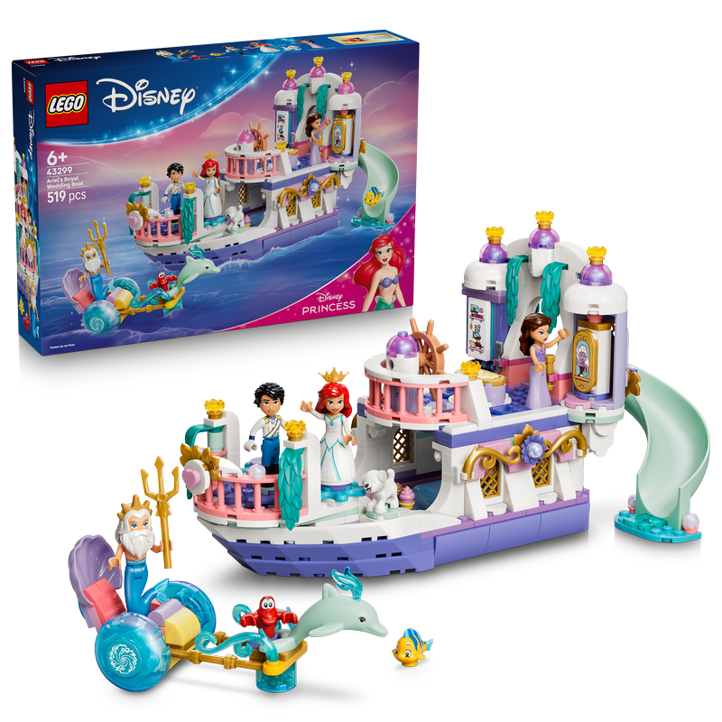 Lego | Disney Princess Ariel’s Royal Wedding Boat 43299
