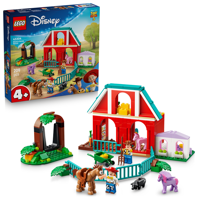 Lego Disney And Pixar Toy Story 5 Blaze’s Horse Ranch 43304