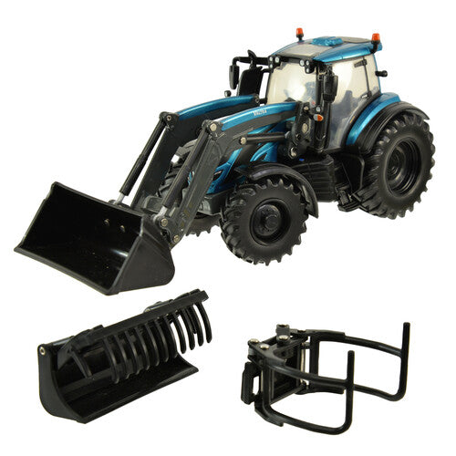 Britains 43352 Valtra T234 Tractor With Front Loader 1:32 And Accessories