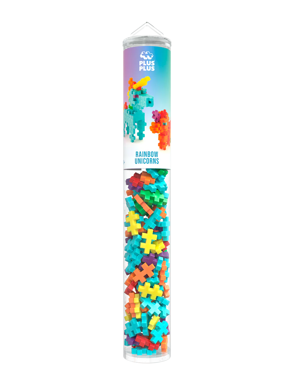 Plus Plus Rainbow Unicorns 100Pc Tube