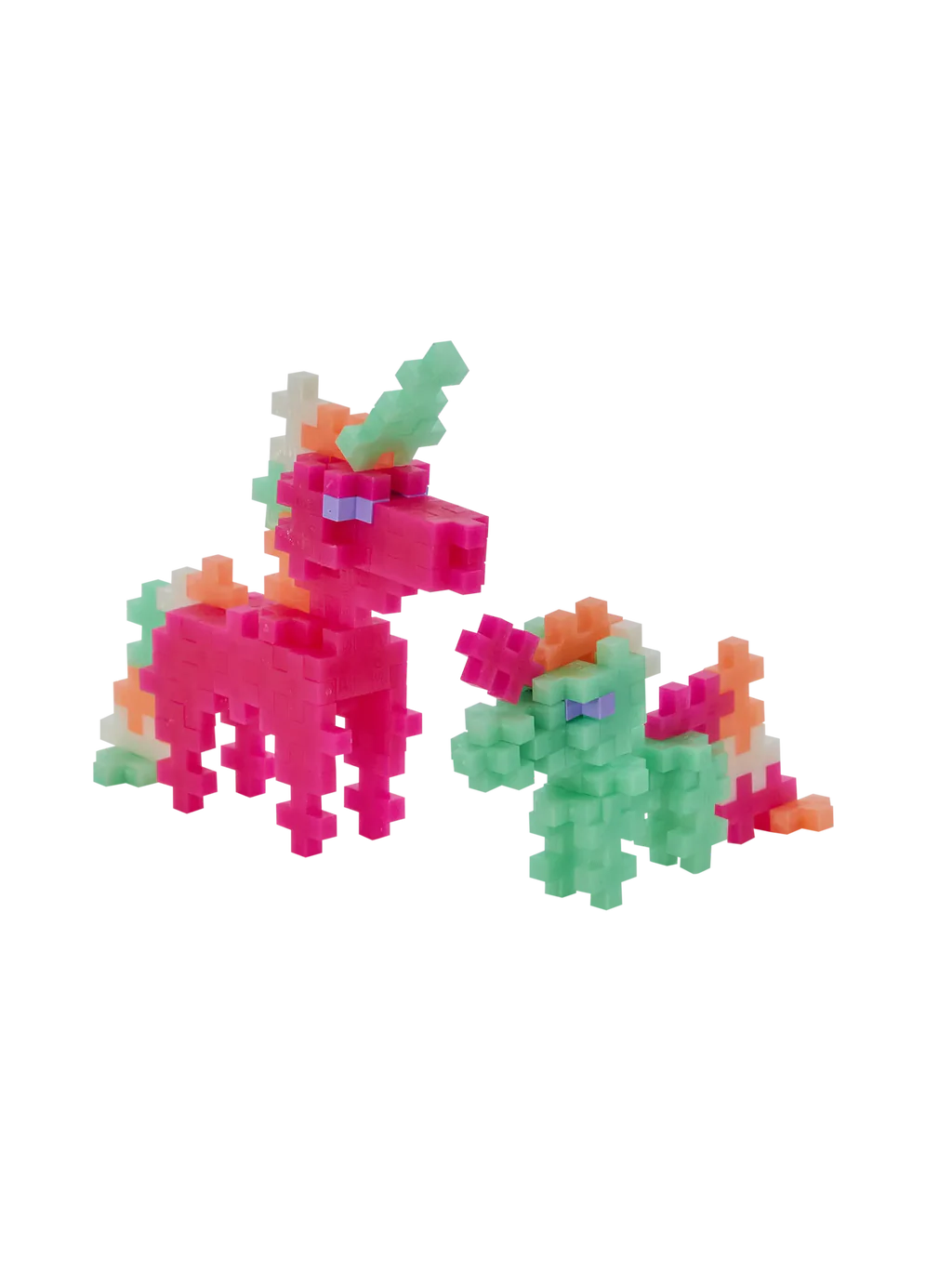 Plus Plus Pearl Unicorns 100Pc Tube