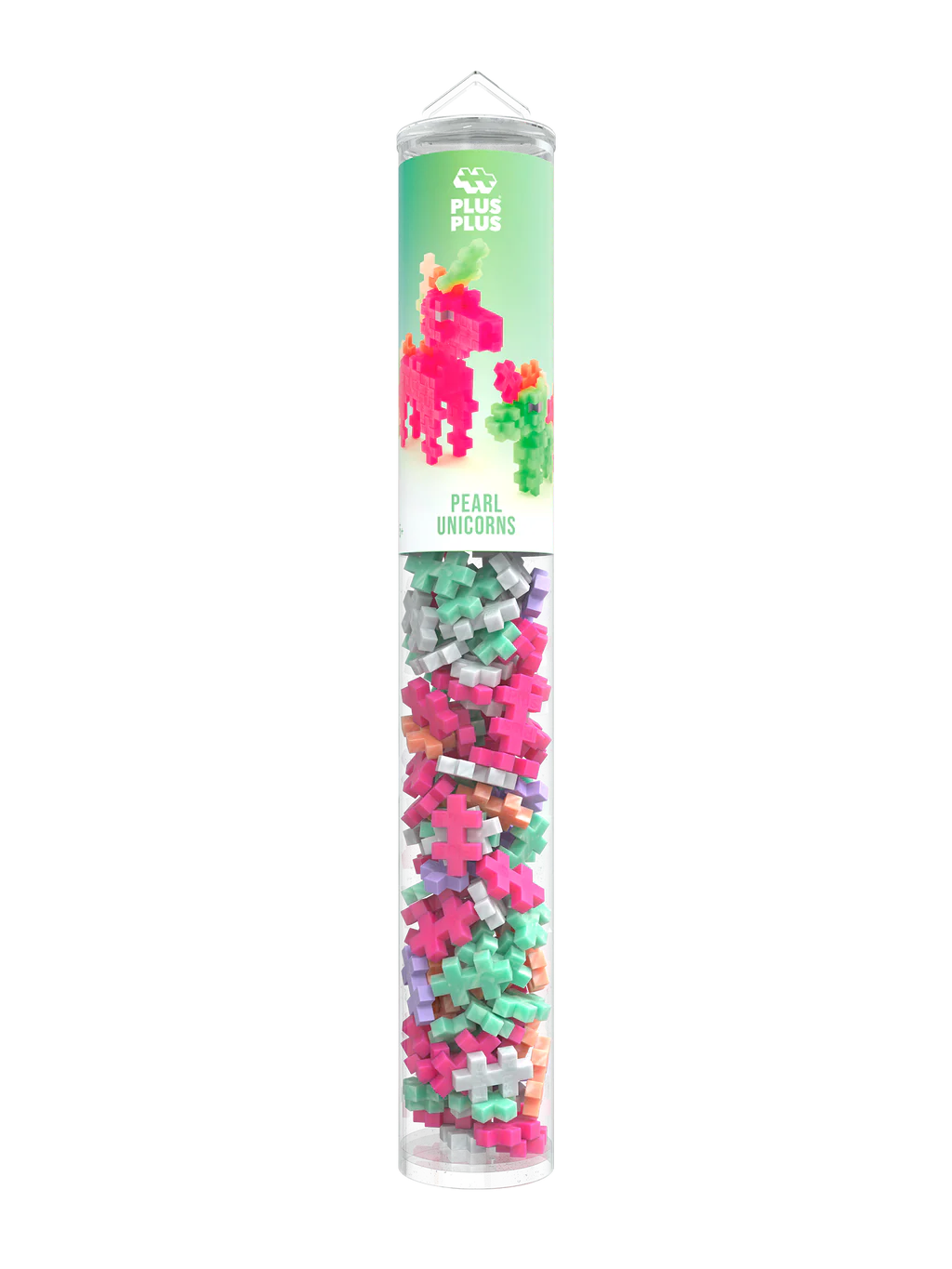 Plus Plus Pearl Unicorns 100Pc Tube