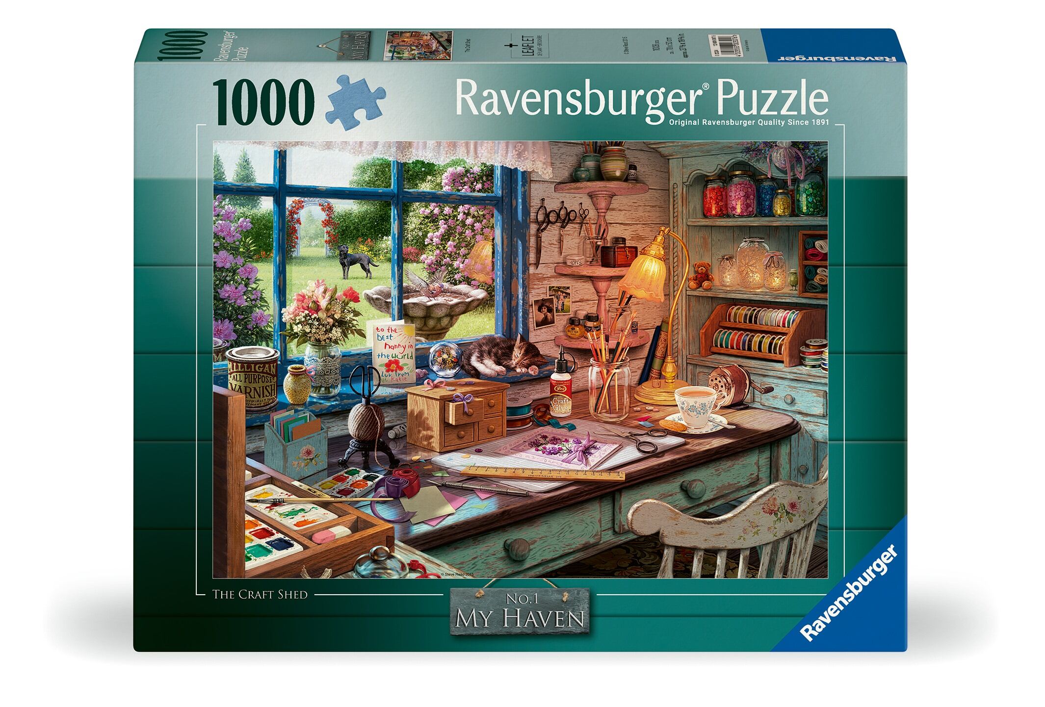 Ravensburger My Haven No 1. The Craft Shed 1000 Piece Jigsaw Puzzle