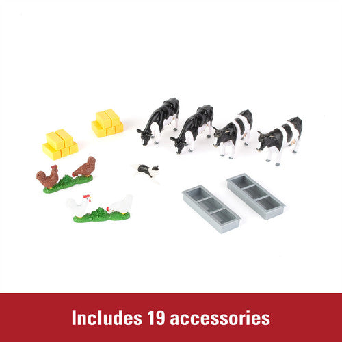 Britains Farm Building Set With Case Tractor