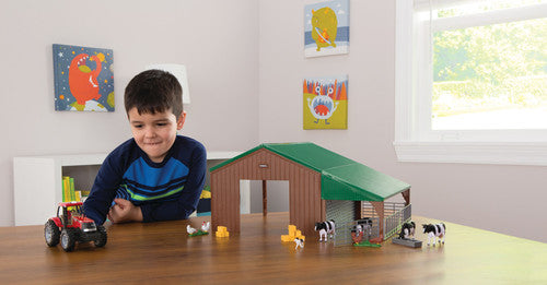 Britains Farm Building Set With Case Tractor