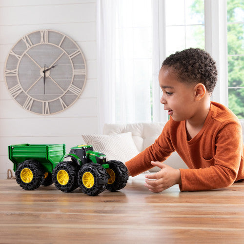 John Deere Monster Treads Tractor With Wagon