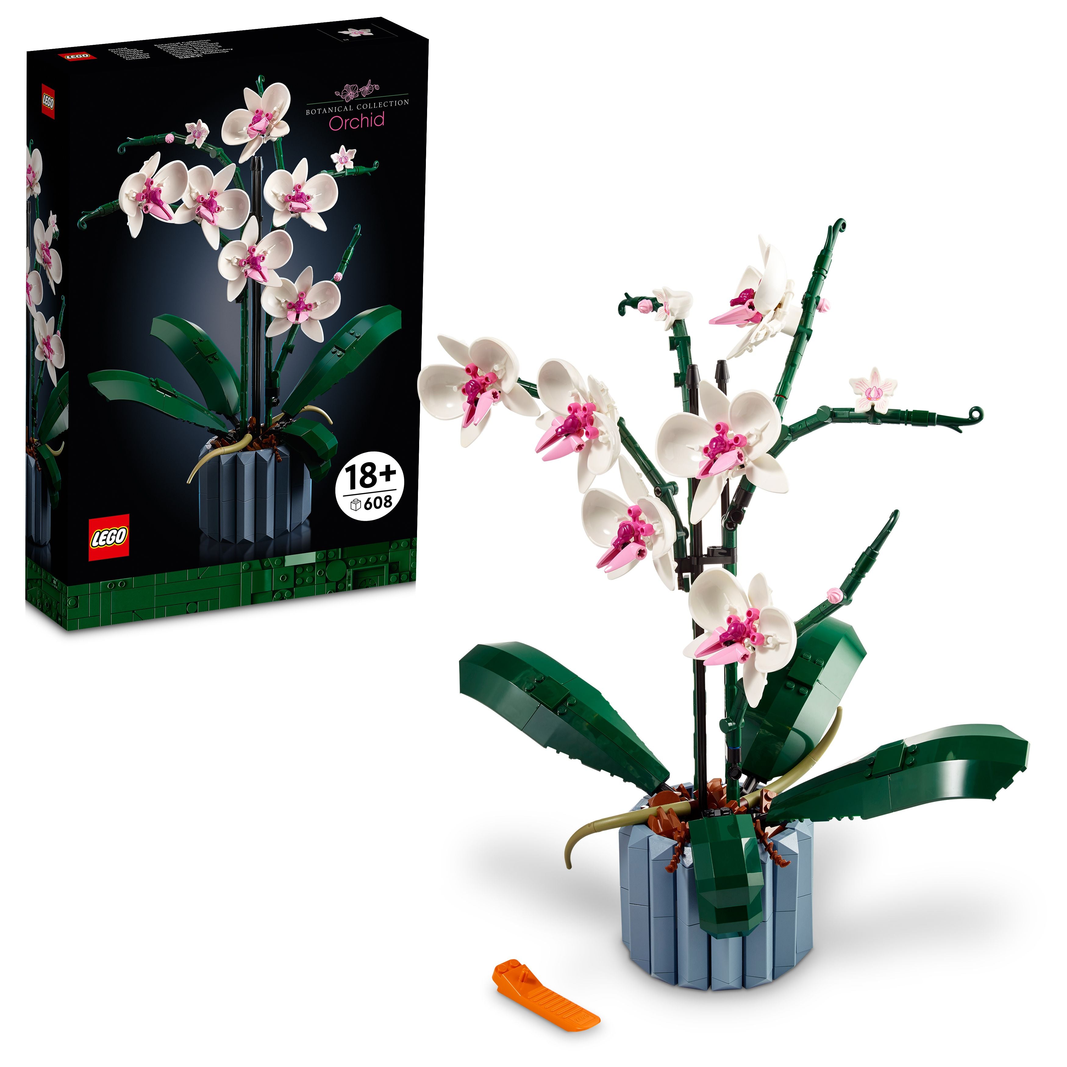 Lego 10311 Orchid Plant & Flowers Set, Botanical Collection