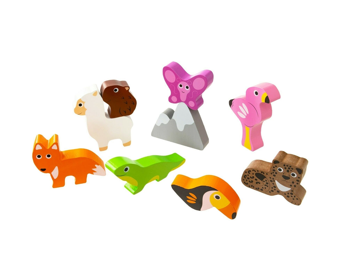 Animal Stacking Tower Toy & Bag