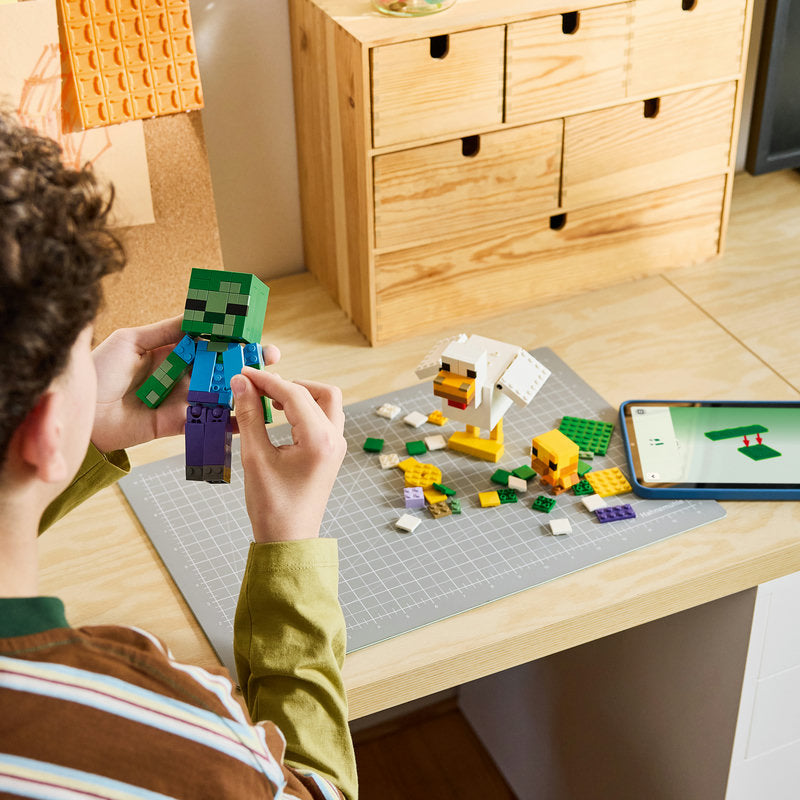 Lego® Minecraft® Chicken Jockey Building Toy Decor 21582