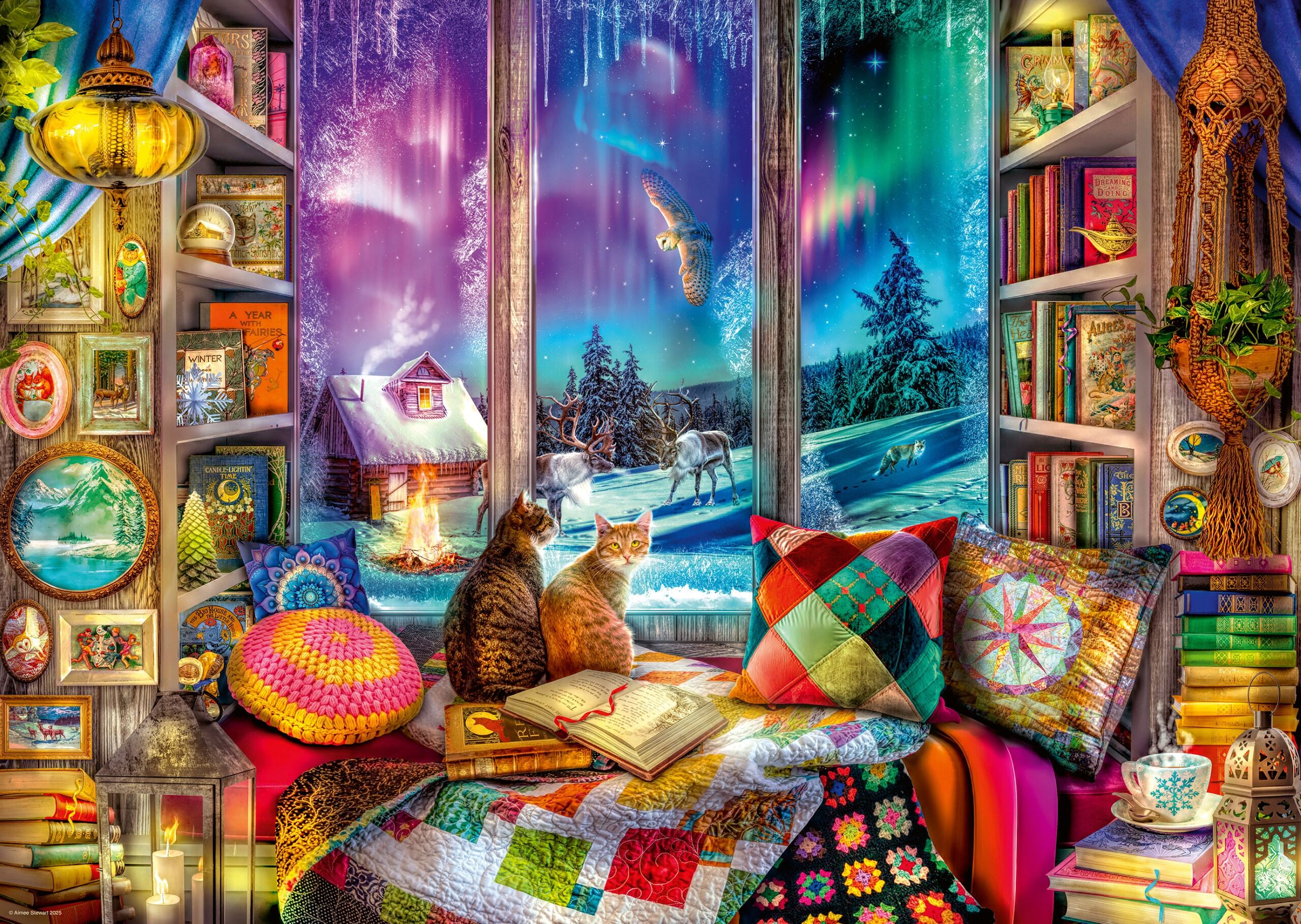 Ravensburger Winter Reading Nook 1000 Piece Jigsaw Puzzle