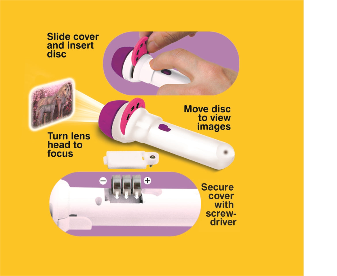 Fairy & Unicorn Projector Torch