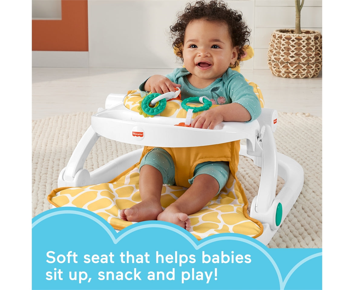 Fisher-Price Giraffe Sit-Me-Up Floor Seat With Tray