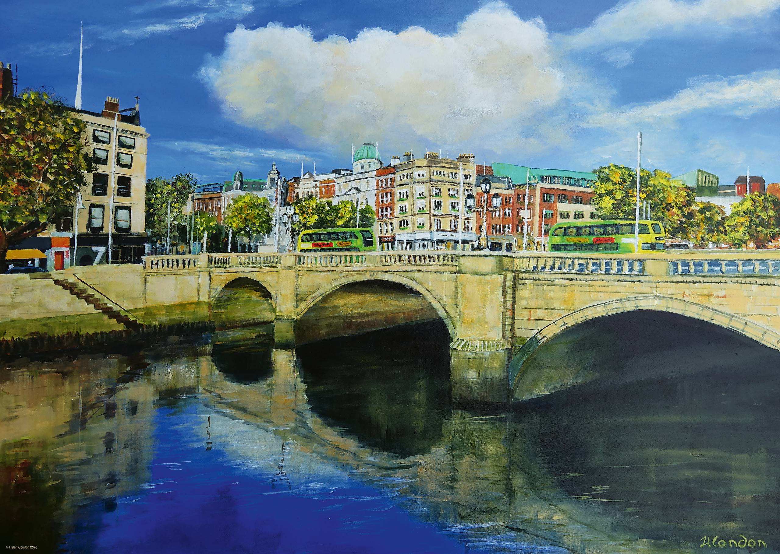 Ravensburger O'connell Bridge, Dublin 1000 Piece Jigsaw Puzzle