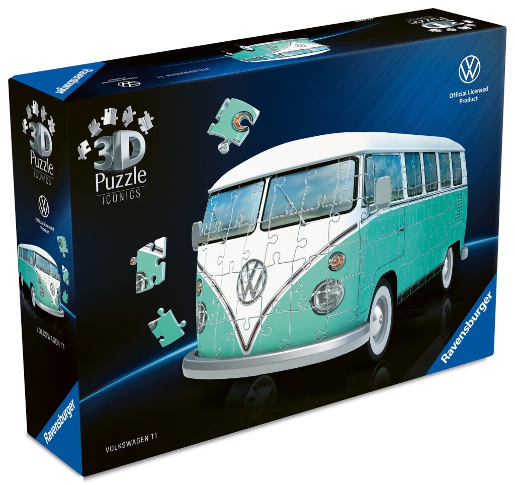 Ravensburger Volkswagen T1 Bulli 3D Puzzle 108Pc Ravensburger Volkswagen T1 Bulli 3D Puzzle 108Pc