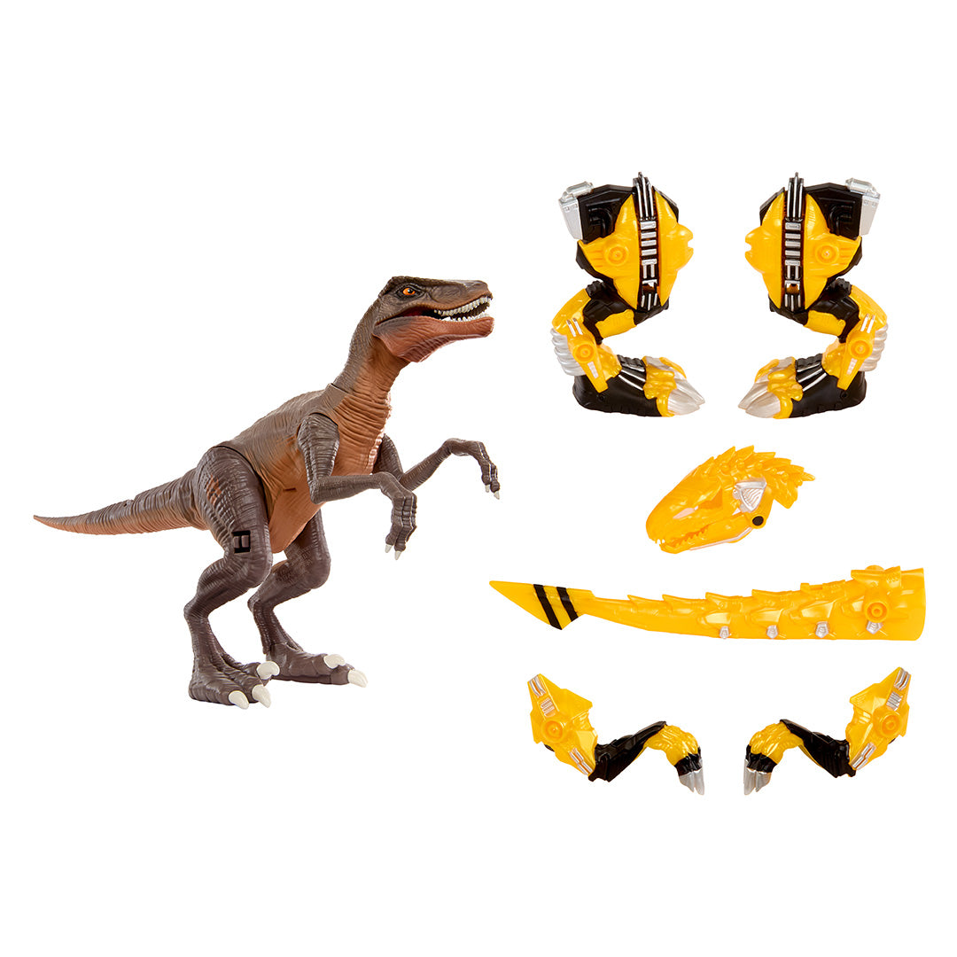 Armosaurs Armor-Up Dinosaur- Yellow Raptor - Blaze
