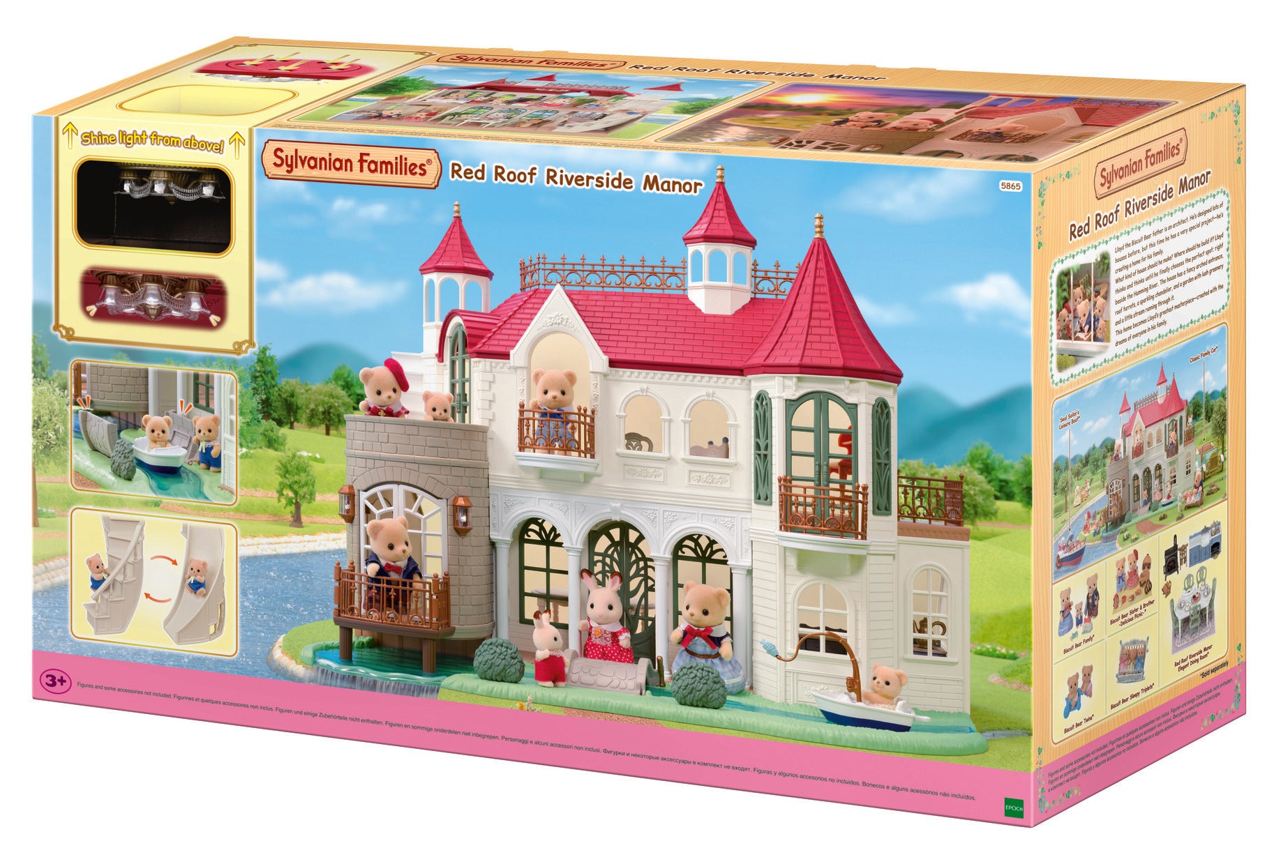 Sylvanian Families Red Roof Riverside Manor