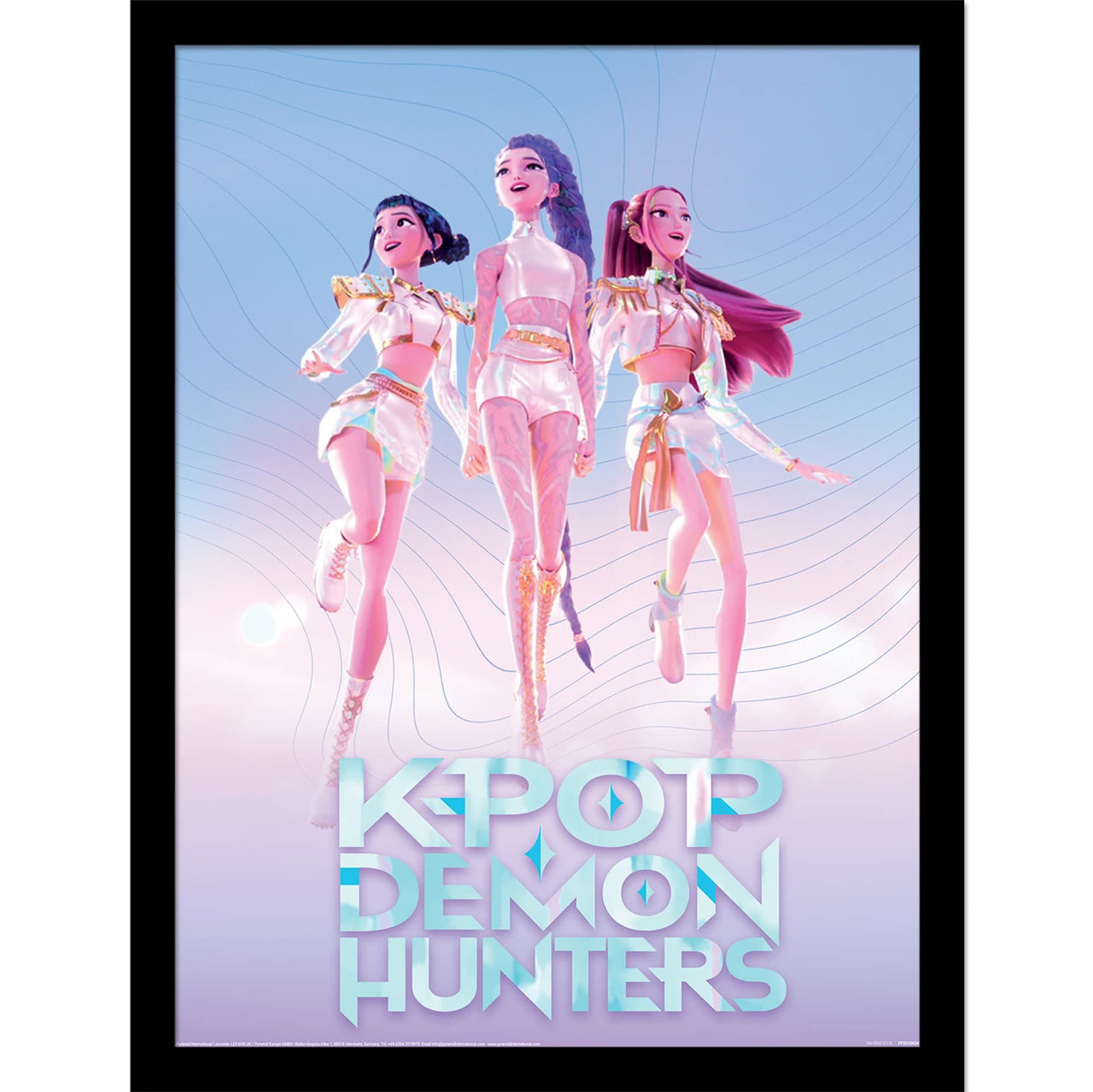 Huntrix K-Pop Demon Hunters 30Cm X 40Cm Framed Print