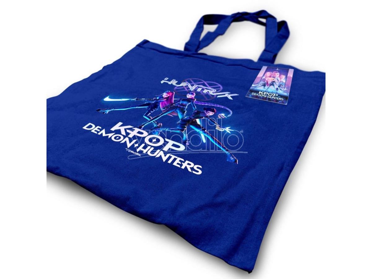 Huntrix K-Pop Demon Hunters Tote Bag - Navy