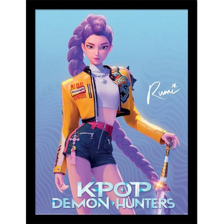 K-Pop Demon Hunters Rumi Frame 45X35Cm