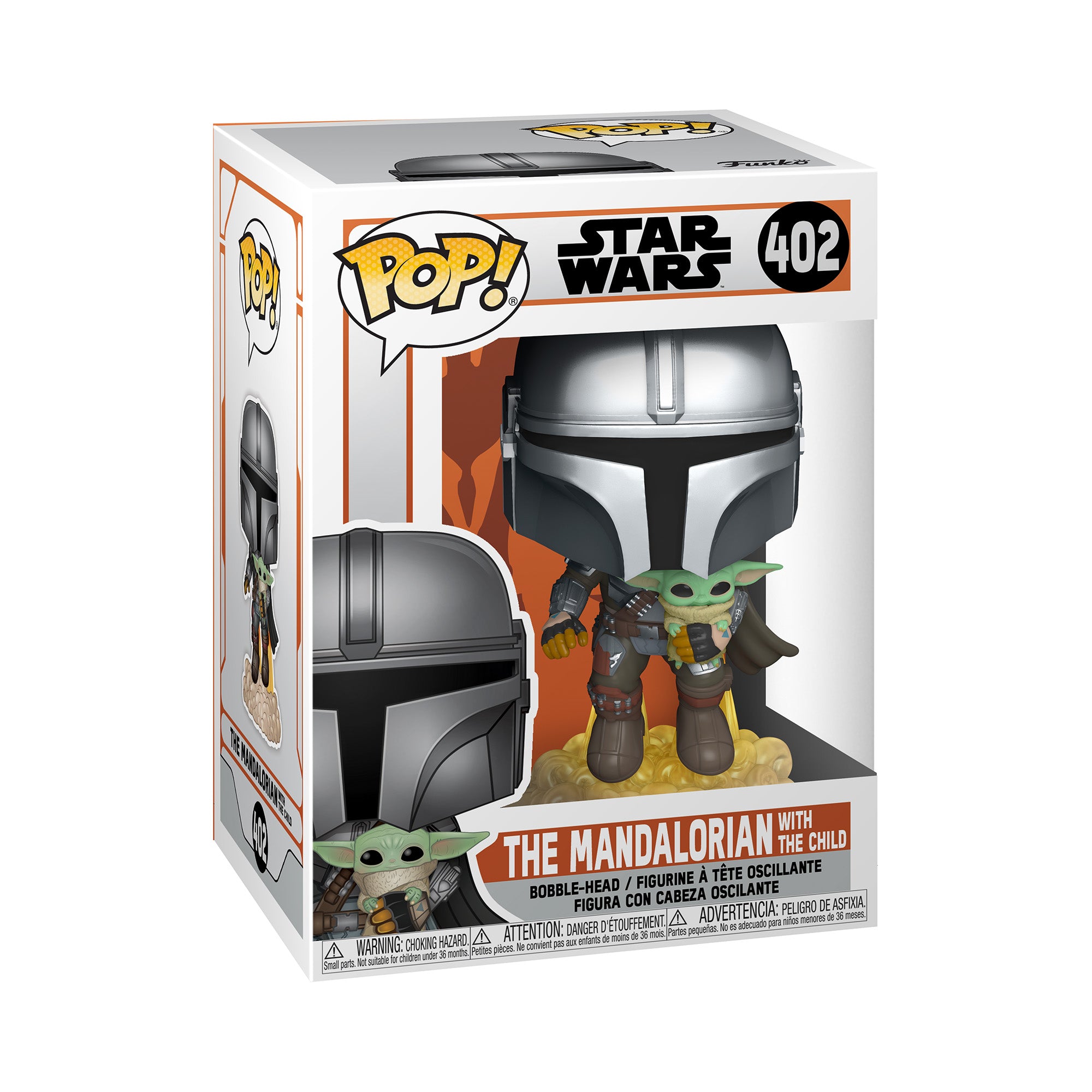 Funko Pop! Star Wars: The Mandalorian- Mando Flying With Jet Pack