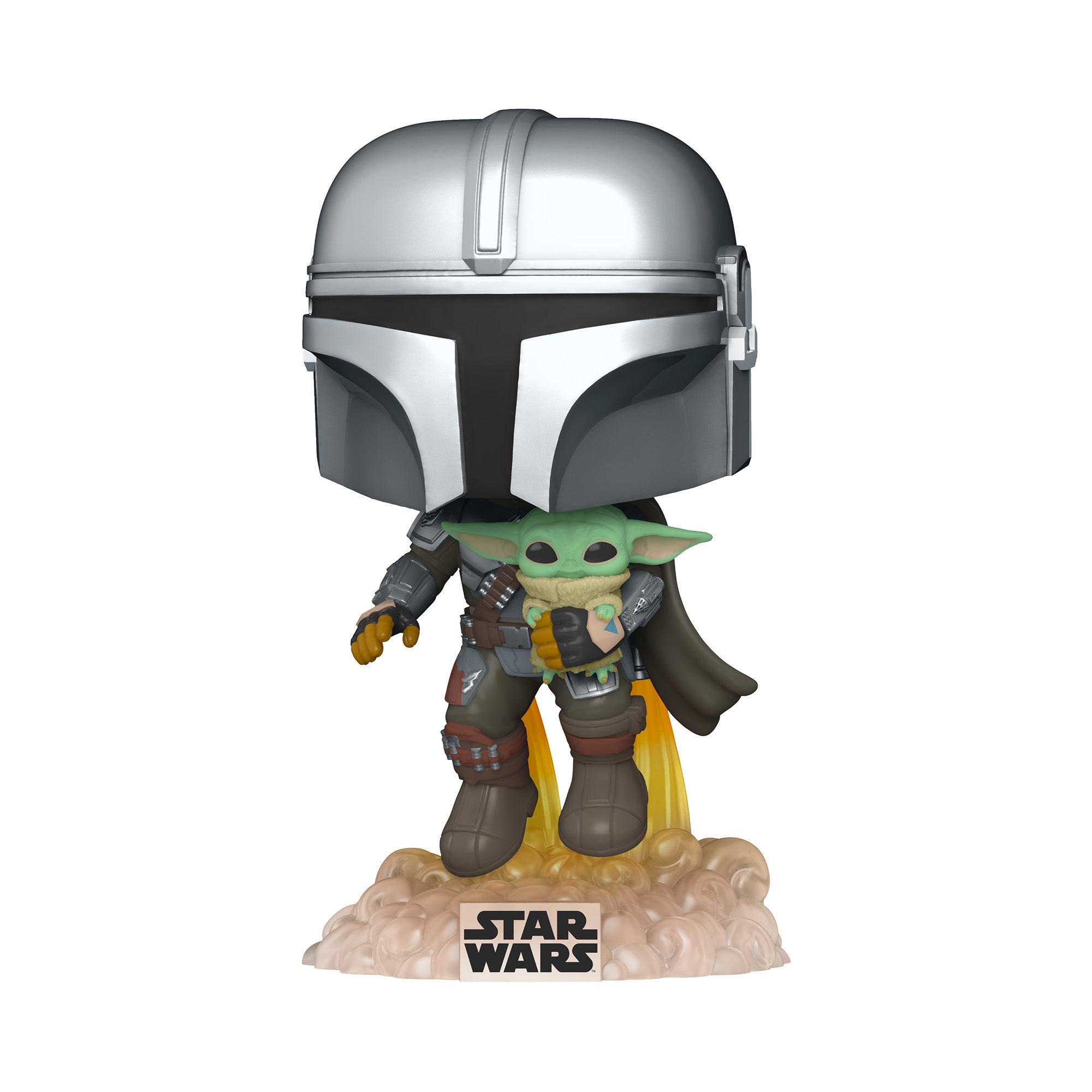 Funko Pop! Star Wars: The Mandalorian- Mando Flying With Jet Pack
